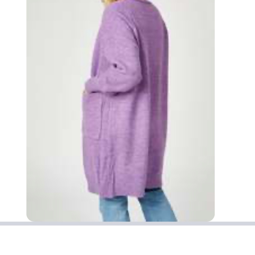 THE MIDI CARDIGAN Lavender